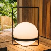 Vibia Palma 3740 LED tafellamp van glas, grafiet