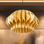Hanglamp Serenity met kunststof kap, goud