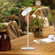 JUST LIGHT. Amag LED tafellamp, wit, ijzer, IP44