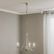 Kroonluchter Malbo 3-lamps in wit