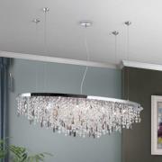 Hanglamp Crystalriver met kristalbezetting chroom