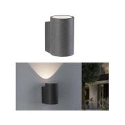 Paulmann Concrea LED buitenwandlamp, cilindrisch