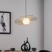 Sol 1 hanglamp, een glas met gouden ring