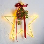 LED decoratieve ster Liva Star, goud, Ø 30 cm