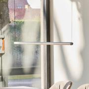 HAY LED hanglamp Factor Linear 1500, aluminium, draaibaar