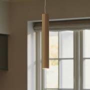 Hanglamp Vico, metalen kap, 1-lamp, beige