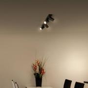 LEDVANCE Octagon LED spot, zwart, metaal, 60 cm, GU10