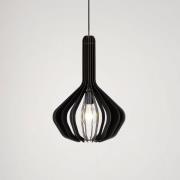 Hanglamp Velasco in zwart, Ø 38 cm