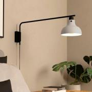 Matlock wandlamp, 80 cm projectie, grijs/zwart