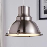 Hanglamp Lindby Letty, Ø 39 cm, nikkelkleurig, metaal, E27