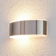 Wandlamp Pacon van roestvrij staal voor buiten