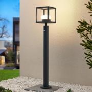 Lucande Timio tuinpadverlichting, 85cm, bewegingsmelder, GX53, IP44