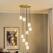 Lucande Taylan hanglamp 9-lamps rondel