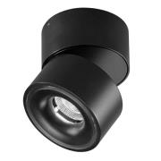 Clippo - zwarte LED spot uit aluminium, dimbaar