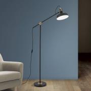 Schiller vloerlamp, zwart, metaal, 153 cm, verstelbaar