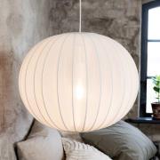 Hanglamp Florence, wit, Ø 50 cm, nylon