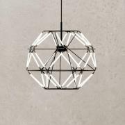 Euclide hanglamp, zwart, metaal, 35 cm breed