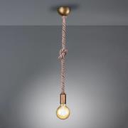 Hanglamp Rope met decoratieve kabel, 1-lamp