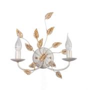 Wandlamp Collana metaal 2-lamps ivoor