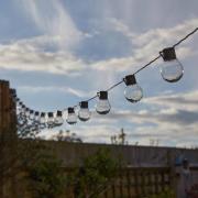 LED-zonnelichtketting GloBulb, 40 lampjes, IP44