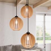 Envostar Clay hanglamp berkenmultiplex 3-lamps rond