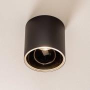 Downlight Halo, zwart/zwart