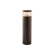LEDS-C4 LED sokkellamp Dan, bruin, aluminium, kunststof