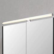 LED wandlamp Lino, chroom/wit