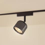 Lindby LED spot 48 V Lumaro, grijs, Ø 8,2 cm, aluminium, dimbaar