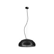 Twist hanglamp, beuken, zwart, 120 cm