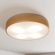 Cleo plafondlamp, Ø 50 cm, IP20, goudkleurig, metaal, E27