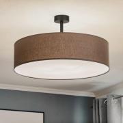 Plafondlamp Rondo met afstand, grijs Ø 60 cm