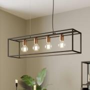 Hanglamp Floki als open kubus, 4-lamps