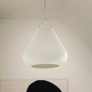 Dyberg Larsen Volta hanglamp, wit, Ø 26 cm, metaal