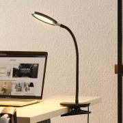 Lindby Binera LED klemlamp met dimfunctie