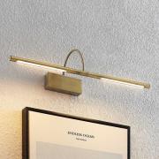 Lucande Fehmke LED schilderijlamp, messing antiek