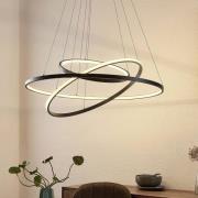 Lucande Filippa LED hanglamp met 3 ringen