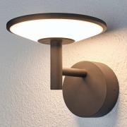 Antraciet gekleurde LED buitenwandlamp Fenia