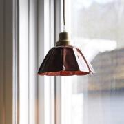 PR Home hanglamp Ester, terracotta, Ø 17 cm, ijzeren stekker