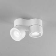 EGG LED plafondspot Clippo Duo wit/wit DALI DTW 2-lamps.