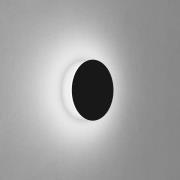 EGG DLS wandlamp Orbit, zwart, Ø 25 cm, aluminium, 2.700 K