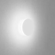 EGG DLS wandlamp Orbit, wit, Ø 12,5 cm, aluminium, 2.700 K