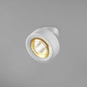 EGG LED spot Clippo Optic, wit/goud, Ø 12 cm, DTW