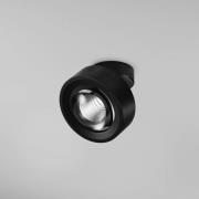 EGG DLS LED spot Clippo Optic, zwart/zwart, Ø12cm, DTW