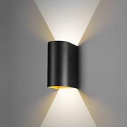 EGG DLS LED wandlamp Feeling, zwart-goud
