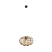 Bamboe hanglamp, naturel, hoogte 25 cm, Ø 40 cm