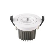 LED plafondinbouwspot Diled, Ø 8,5 cm, 10 W, 3.000 K, wit