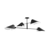 &TRADITION Plafondlamp Bonnet SC91, zwart, hoogte 40 cm