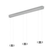 Zera LED hanglamp, mat nikkel, gebarenbediening