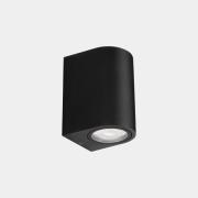 LEDS-C4 Buitenwandlamp Bob Single, zwart, breedte 7 cm, aluminium